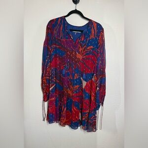 Trina Turk Cinema Tiered Floral Dress